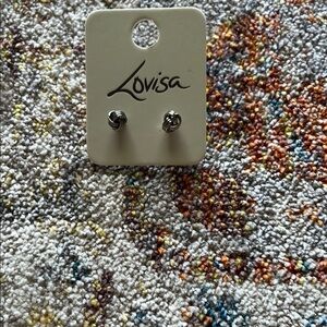 Lovisa Silver Knot Stud Earrings